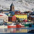 Port de st pierre en hiver